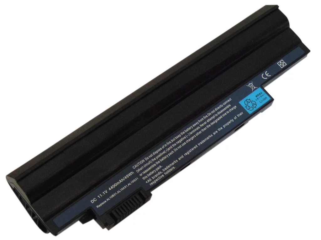 Bateria para Laptop ACER ONE D255-AL10B31 AL10A31  D260 6 4400mAh/49Wh
