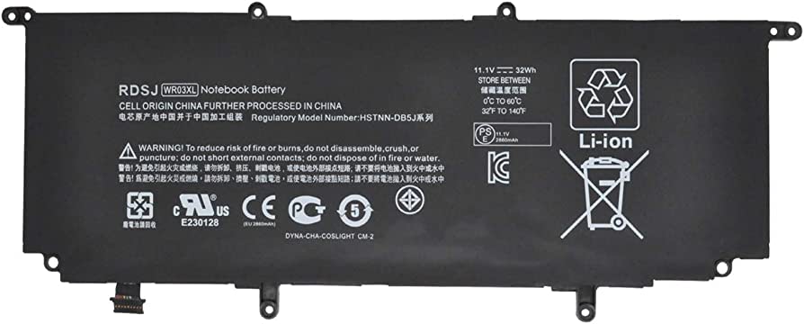 Bateria para Laptop HP WR03XL HSTNN-IB5J 11,1 2950