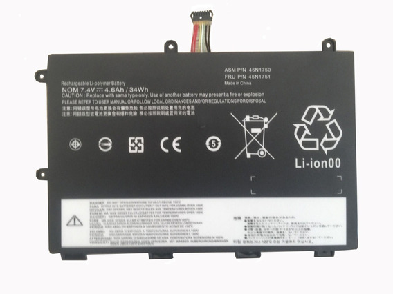 Bateria para Laptop LENOVO 45N1750 ThinkPad Yoga 11E Interna 4 4400