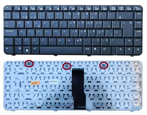 Teclado para Laptop Español HP CQ50 G50 CQ520Z Negro No Numerico