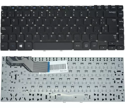 Teclado para Laptop Español SAMSUNG NP270 E4E Negro No Numerico