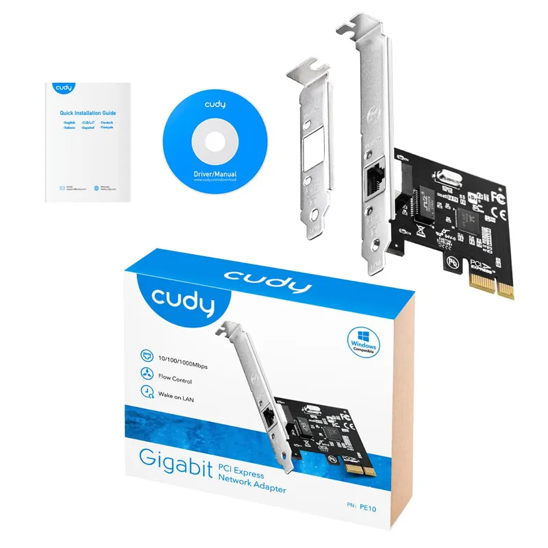 Tarjeta de RED RJ45 CUDY PCI Expres