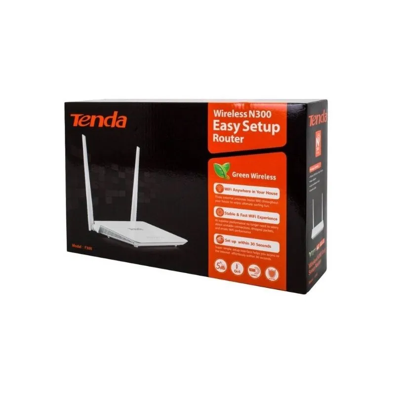 Router WIFI Tenda N300 de 2 Antenas