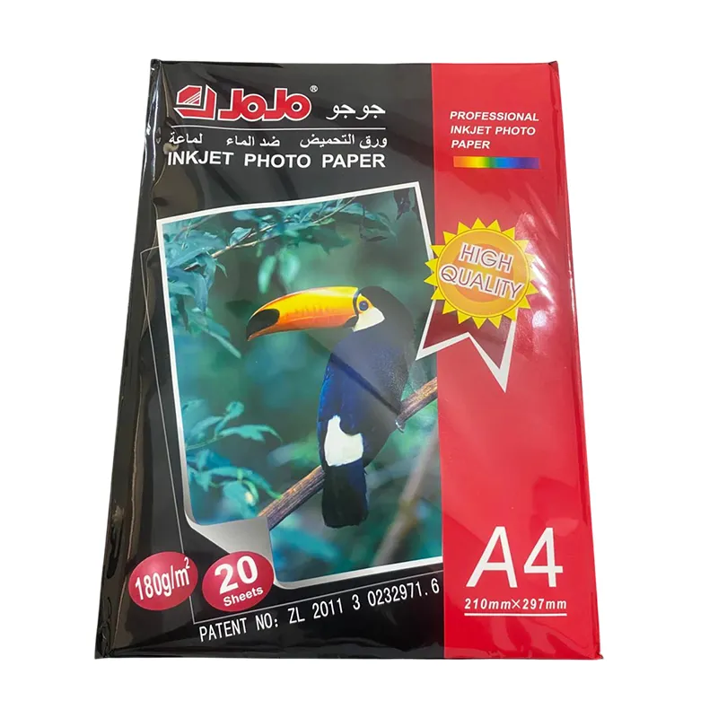 Papel Fotografico Jojo A4 180g/m2 20 hojas