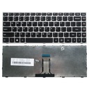 Teclado para Laptop Español LENOVO  G40-70 Frame Plata No Numerico